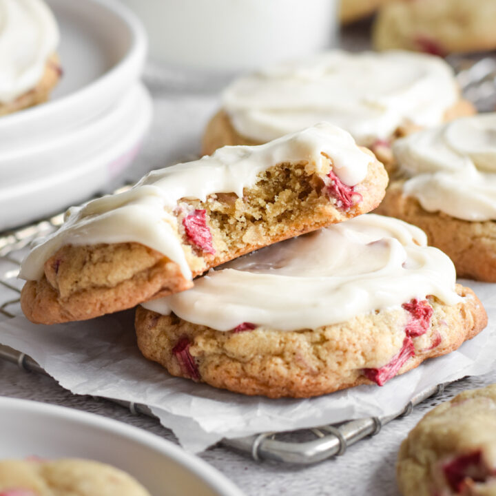 Rhubarb Cookies • Dance Around the Kitchen