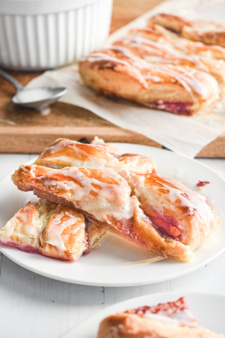Easy Raspberry Danish • Dance Around the Kitchen