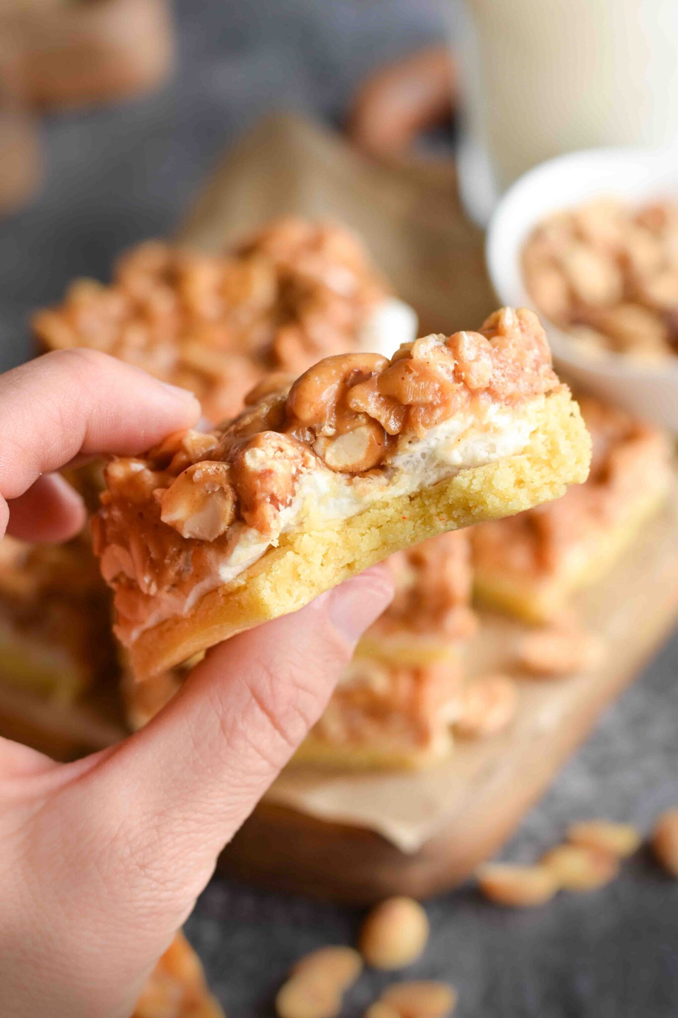 Salted Nut Roll Bars • Dance Around the Kitchen