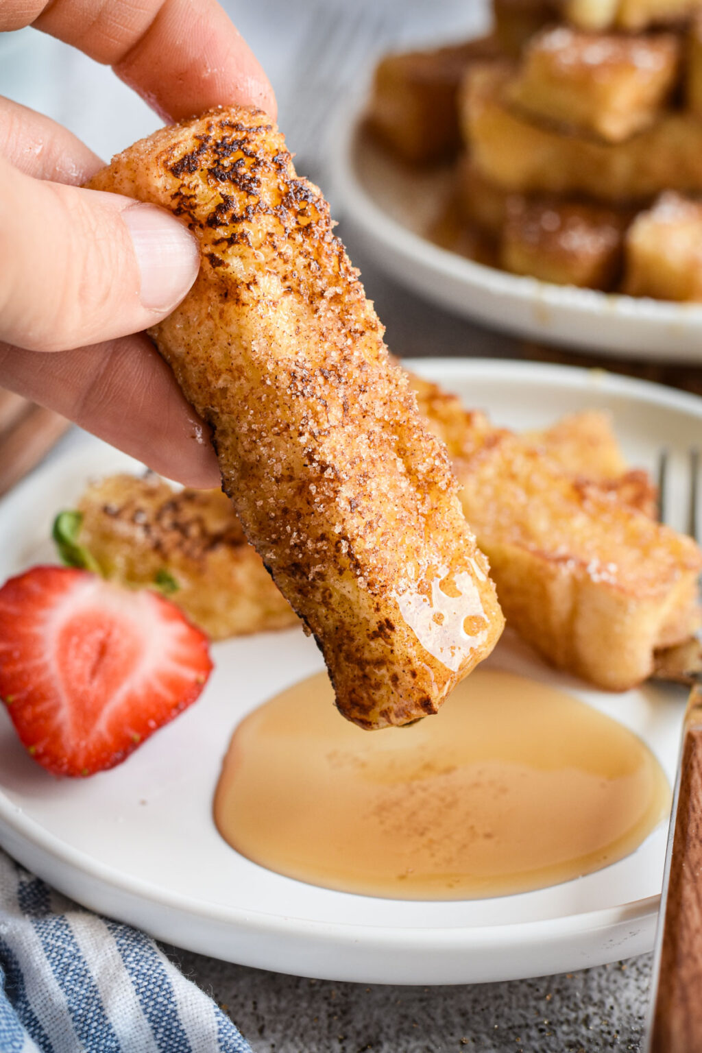 Homemade French Toast Sticks • Dance Around the Kitchen