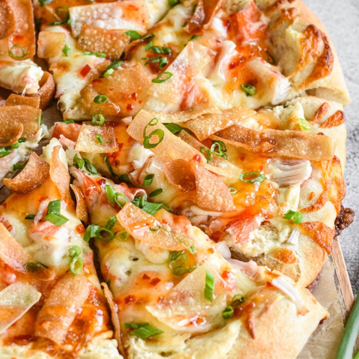 Crab Rangoon Pizza • Dance Around the Kitchen