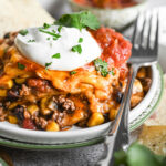 Slow Cooker Enchilada Casserole