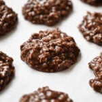 No Bake Cookies on a sheet pan.
